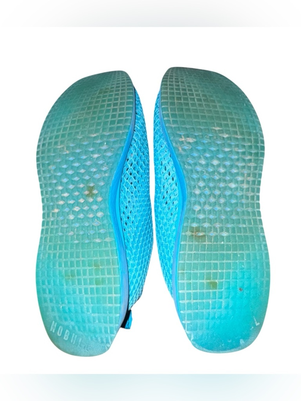 NOBULL Diamond Mesh Runner Running Training Sneakers Neon Blue W9/M7.5 - Picture 15 of 16